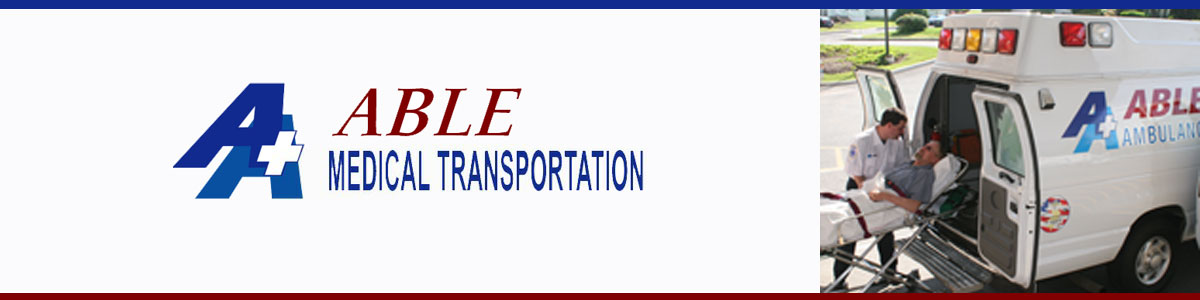 Banner of Able Medical Transportation company